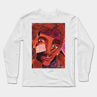 'Portrait of a Woman' Long Sleeve T-Shirt